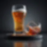 Graph illustrating the relationship between alcohol consumption and weight fluctuations