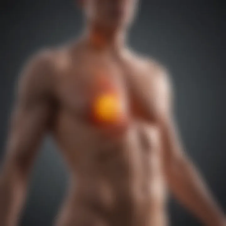 Graph depicting systemic changes due to bladder cancer