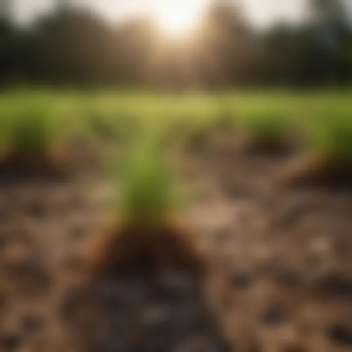 Illustration of soil health parameters affected by rice husk application