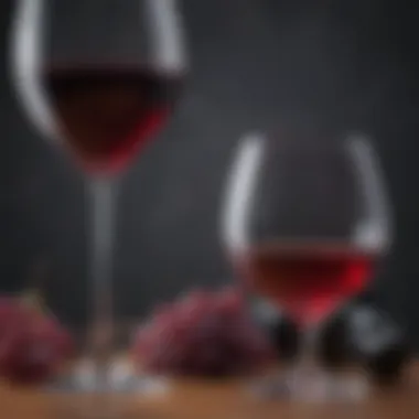 Epidemiological Insights on Wine and Cancer Chart illustrating epidemiological studies on wine consumption and cancer risk