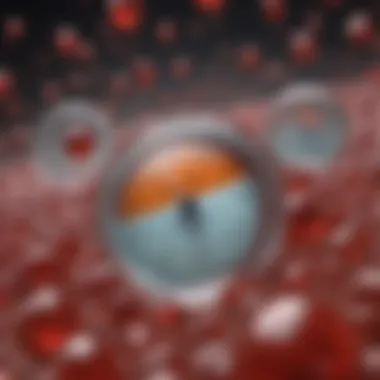 Illustration of Elevated Potassium Levels Potassium levels in blood illustration