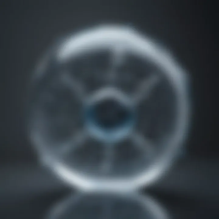 Molecular structure of hydrogen-infused water showcasing enhanced properties
