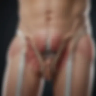 Visual diagram showing diagnostic methods for congenital dislocation of the hip