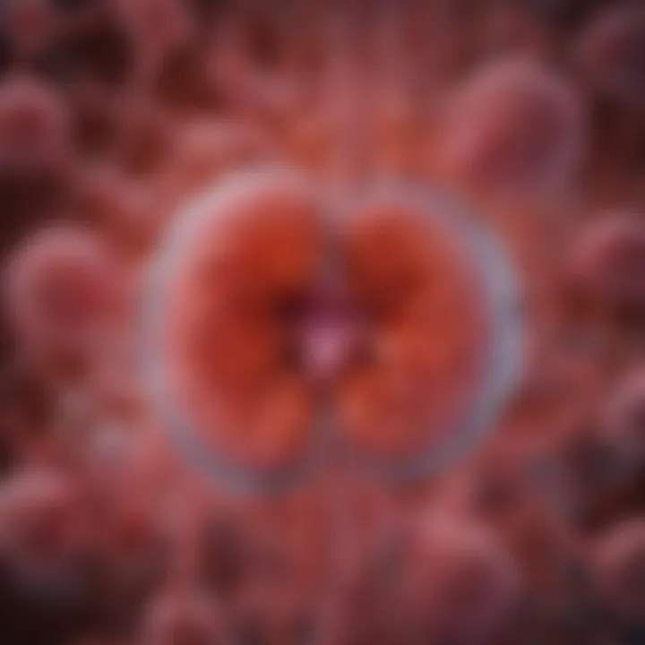 Depiction of glomeruli in the kidney highlighting filtration processes