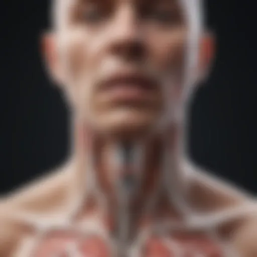 Illustration of the respiratory system highlighting diminished breath sounds