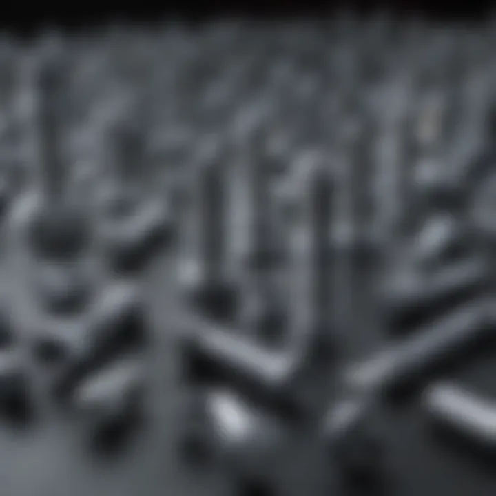 Illustration showing different materials used for fasteners