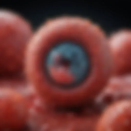 Detailed representation of gonorrhea bacterium