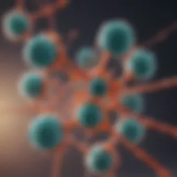 Diagram showcasing the structure of HLA Class I molecules.