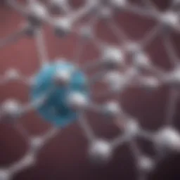 An illustration depicting the molecular structure of the ALPL gene associated with hypophosphatasia.