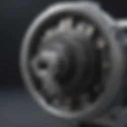 Schematic representation of a magnetic ratchet mechanism