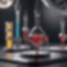Illustration of rapid antigen test mechanism
