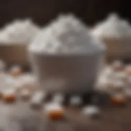 Visual representation of sugar intake guidelines in the UK