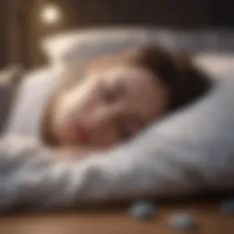 Illustration depicting the stages of sleep