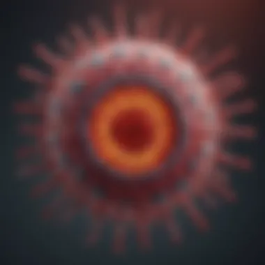 The Complex Structure of HIV Illustration showing the structure of the HIV virus